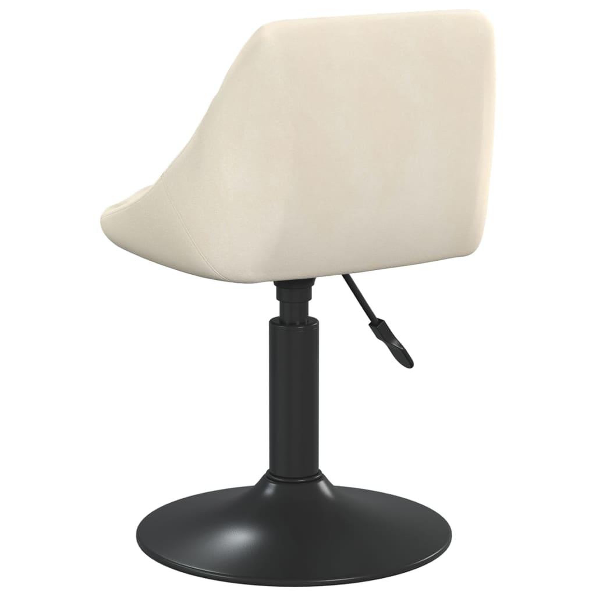 Voir la diapositive 5 : VIDAXL Chaises pivotantes a manger lot de 4 creme velours