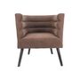 Voir la diapositive 2 : Leitmotiv Fauteuil de salon design velours Explicit