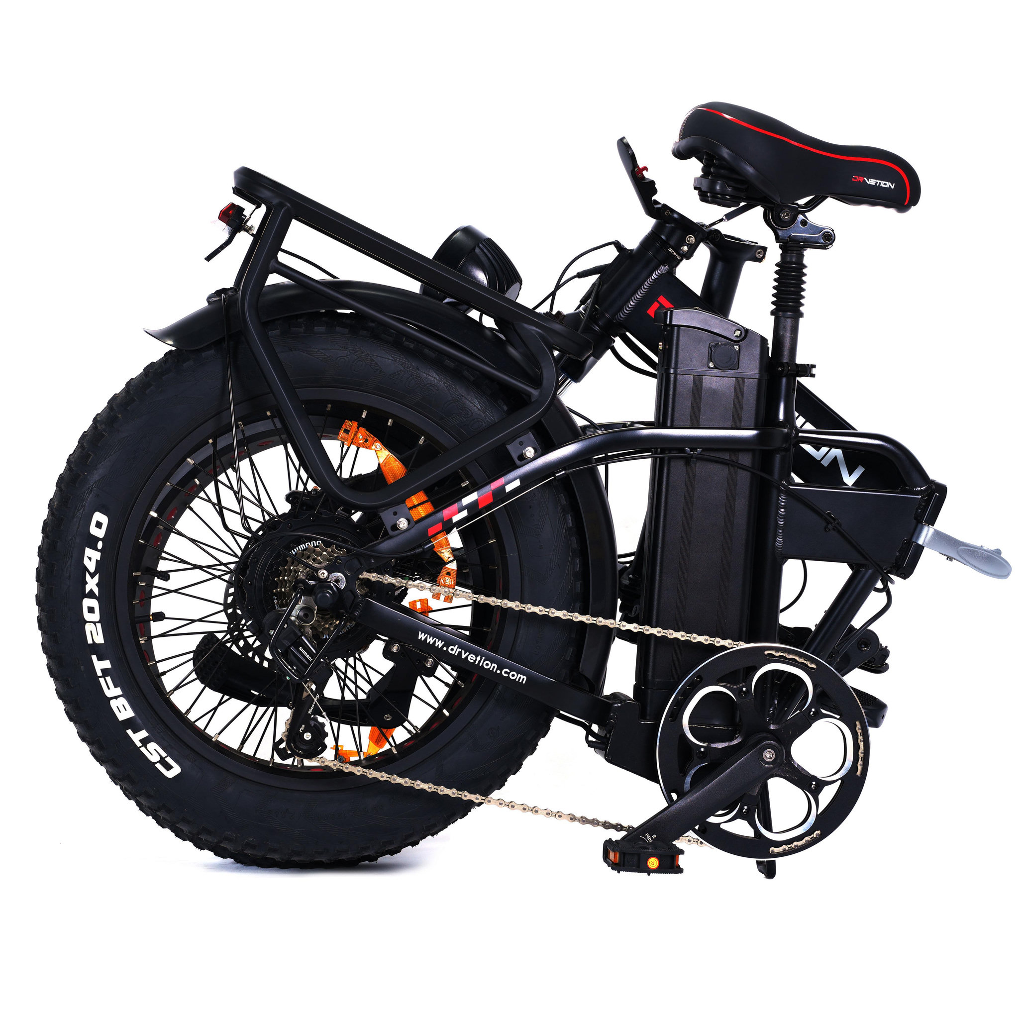 Voir la diapositive 3 : DRVETION Vélo électrique pliant drvetion at20 pro max, batterie samsung 48 v 15 ah, fat bike 20 pouces