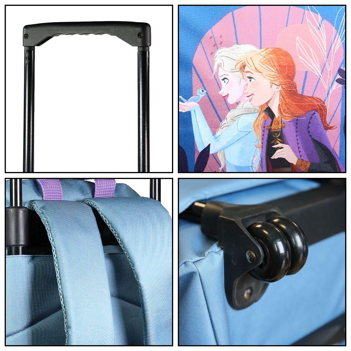 Bagtrotter BAGTROTTER Sac à dos à roulettes La Reine des Neiges / Frozen Bleu