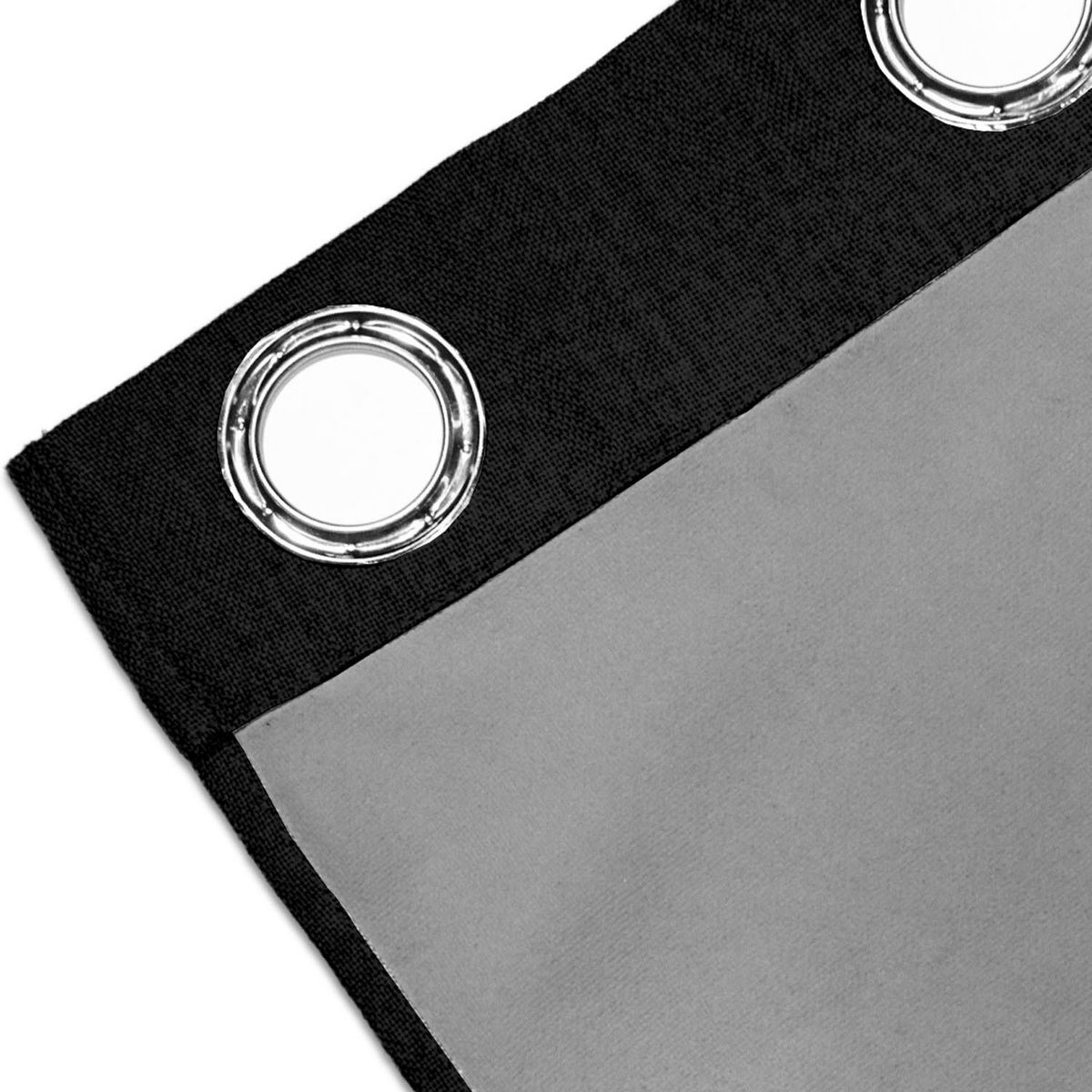 SOLEIL D'OCRE Rideau à oeillets 100% occultant ECLIPSE, par Soleil d'Ocre