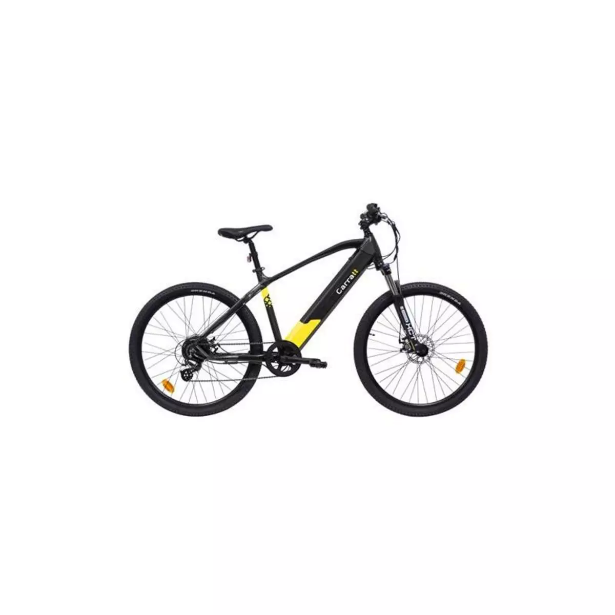  Vélo électrique Carratt E 3400 RM 250 W Gris Anthracite et Jaune