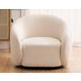 Voir la diapositive 5 : LISA DESIGN Flore - fauteuil en tissu bouclette