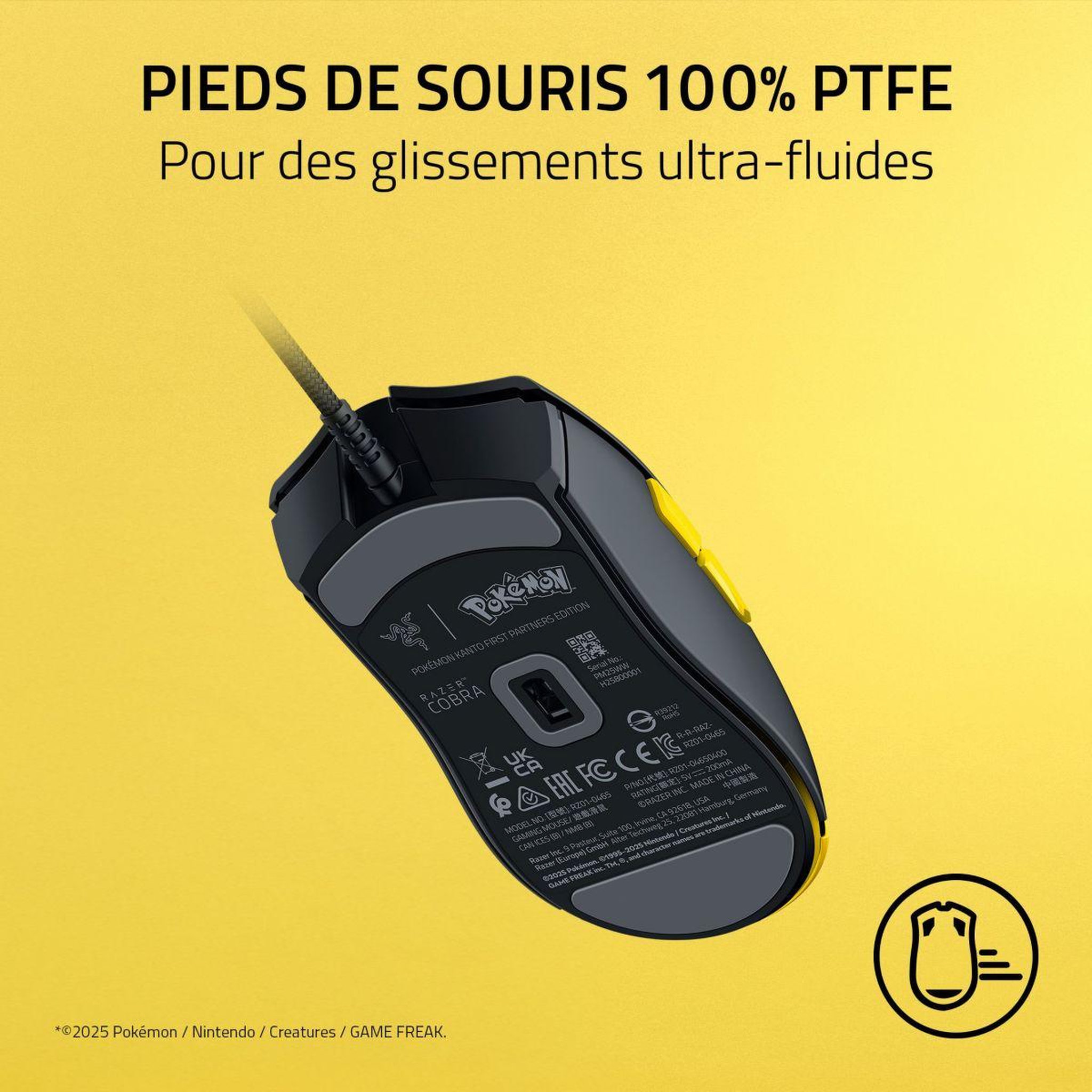 Voir la diapositive 4 : Razer Souris gamer filaire cobra pokémon kanto starters ed