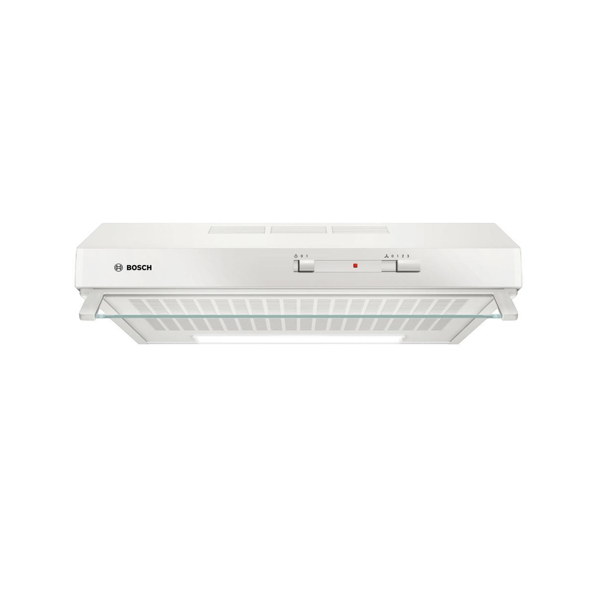 Voir la diapositive 1 : BOSCH Hotte murale dul62fa21 blanche 250m3/h