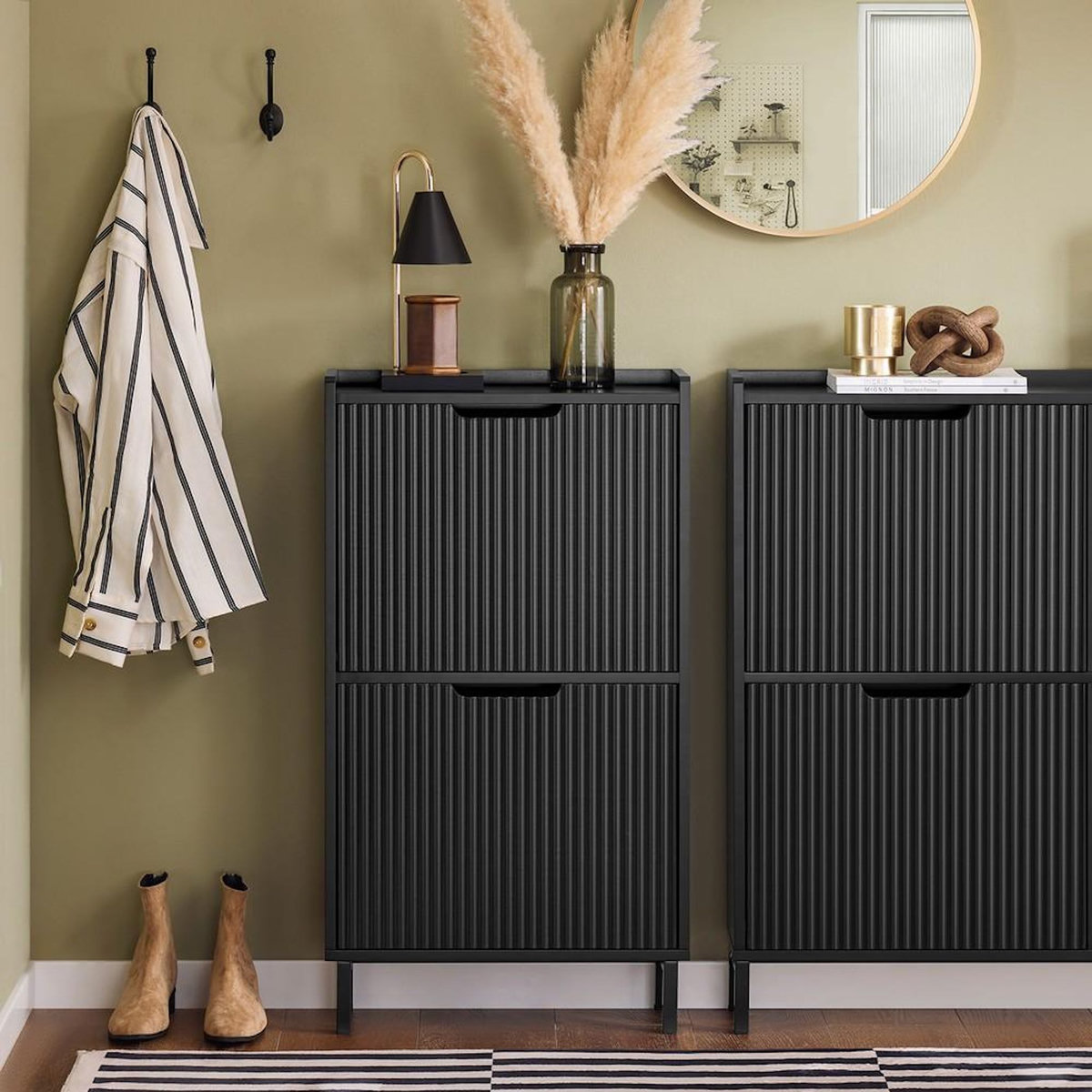 SOBUY SoBuy - Meuble À Chaussures à 2 tiroirs - Moderne - FSR177