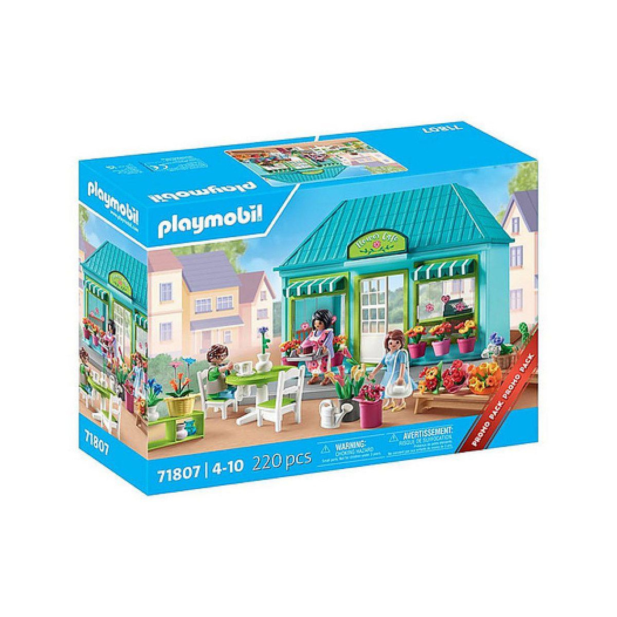 PLAYMOBIL 71807  boutique de fleuriste et salon de thé