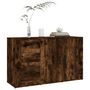 Voir la diapositive 4 : VIDAXL Buffet Chene fume 100x33x59,5 cm Bois d'ingenierie