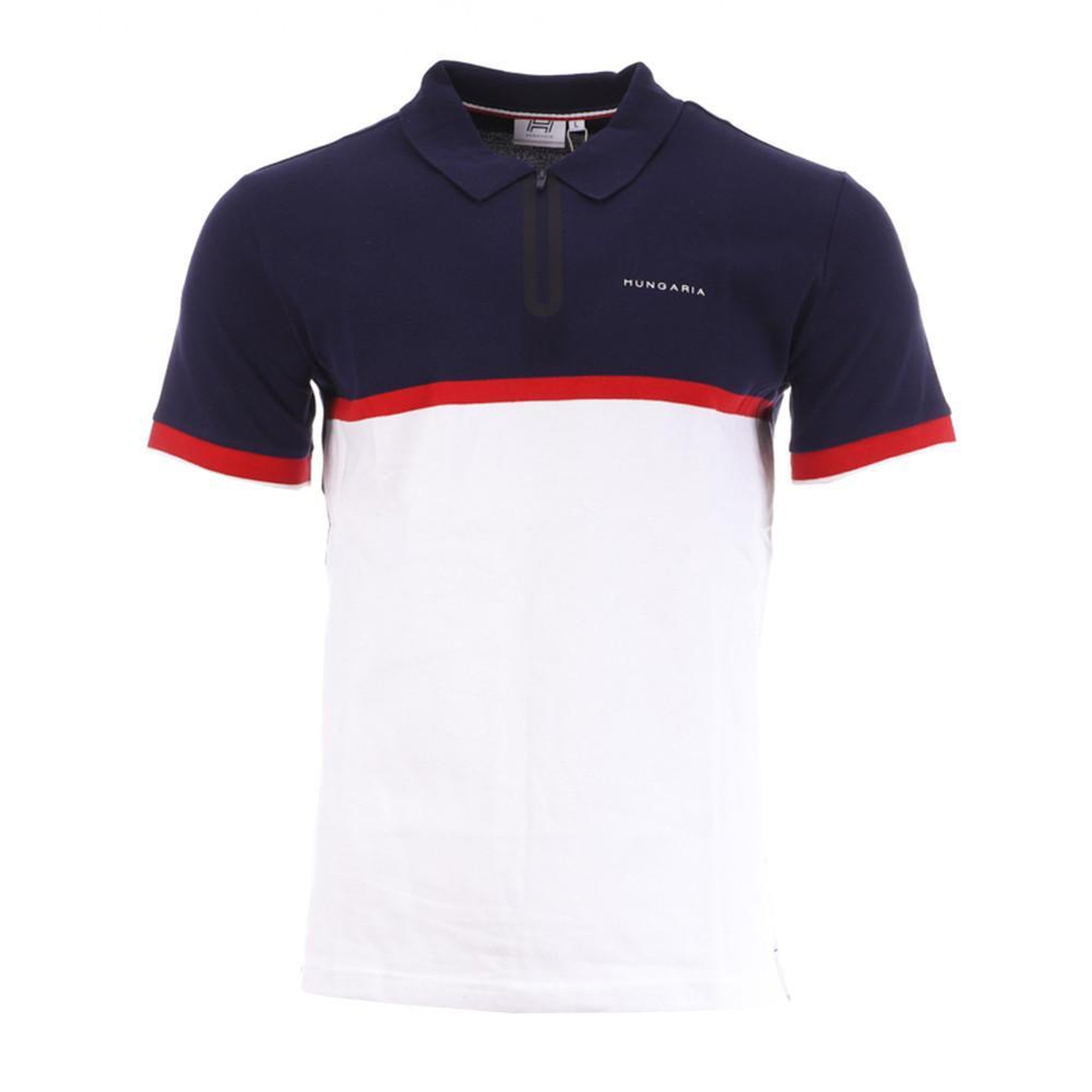 Voir la diapositive 1 : HUNGARIA Polo /Blanc Homme Hungaria Pacaya