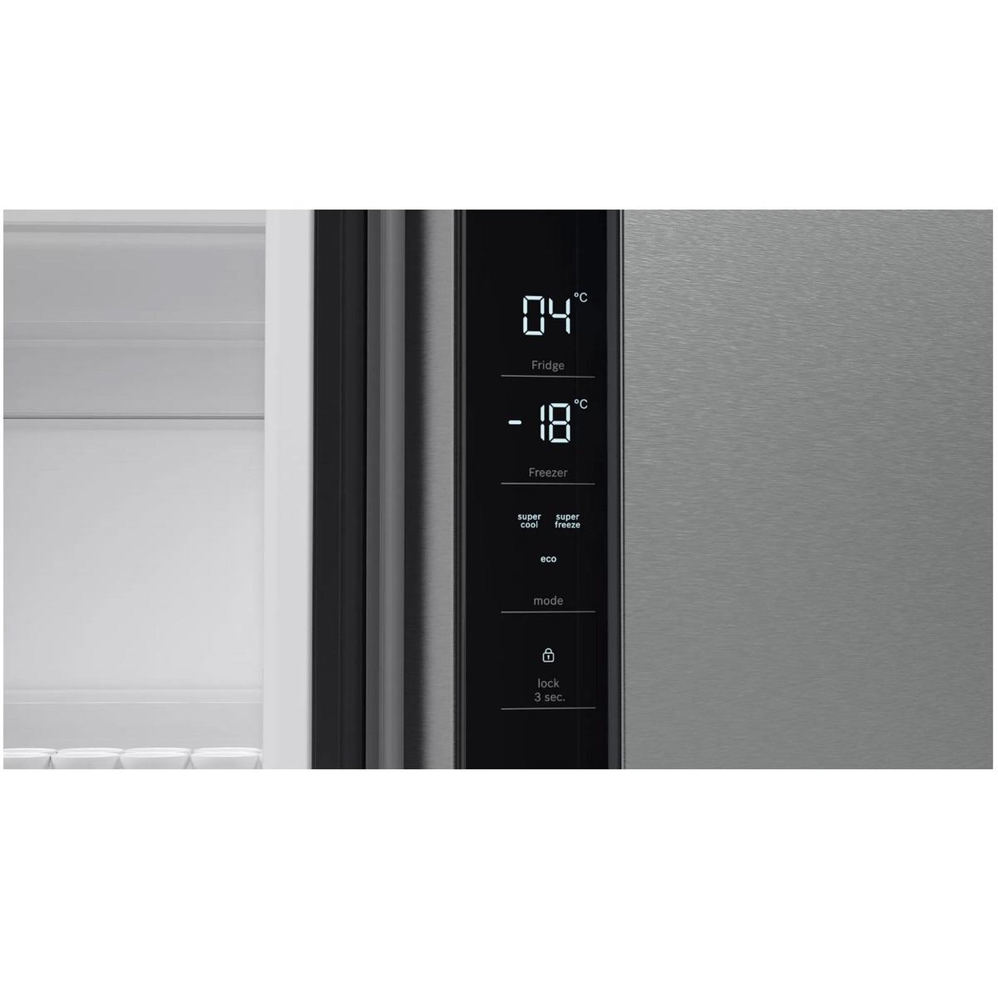 Voir la diapositive 5 : BOSCH Réfrigérateur américain 90.5l 605l nofrost - kfd96apea