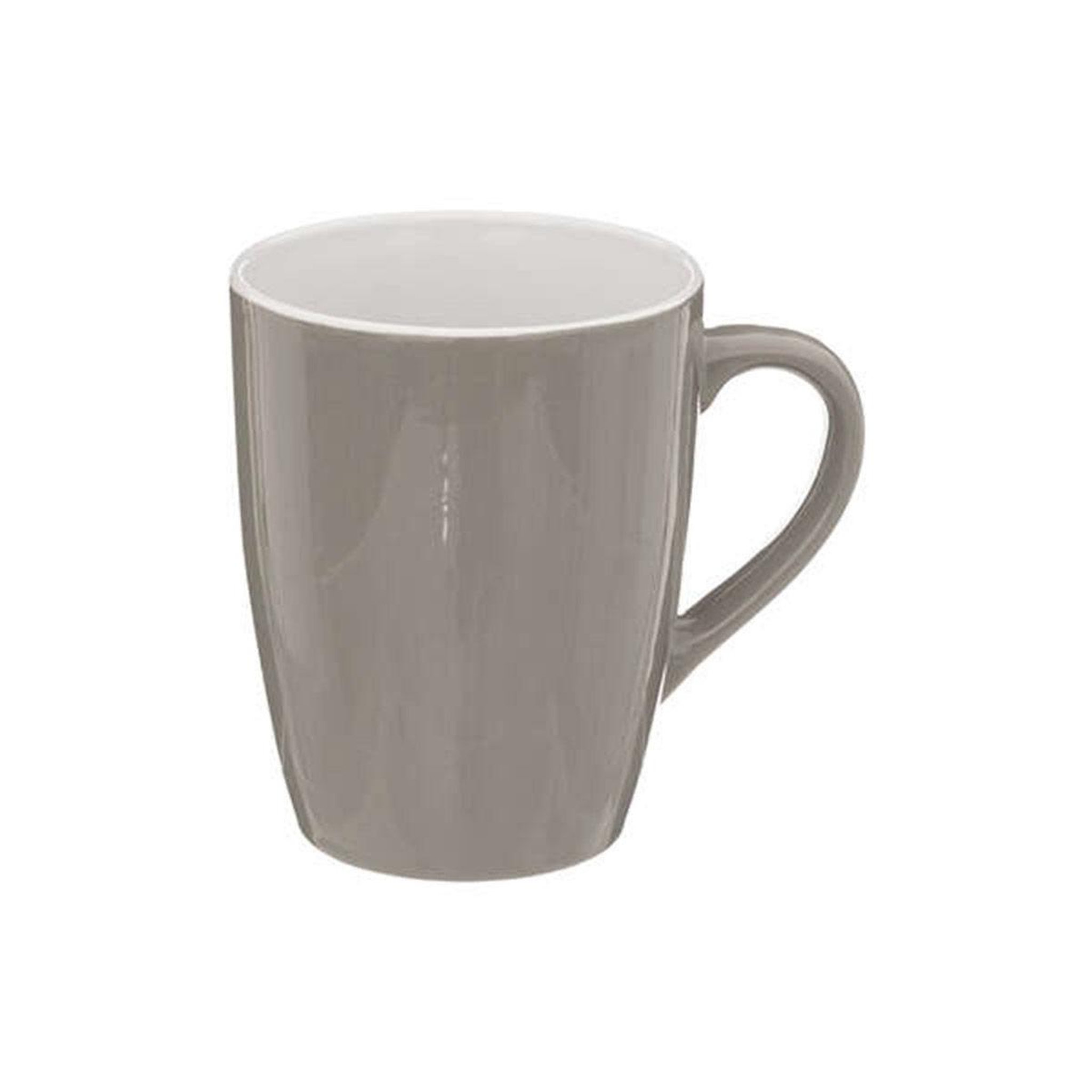 Voir la diapositive 2 : SECRET DE GOURMET Lot de 6 mugs  colorama  38cl gris