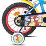 Voir la diapositive 6 : Marvel Vélo enfant 14'' SPIDEY (90 à 105cm) avec 2 freins, plaque avant décorative , bidon arrière, stabilisateurs & pneus gonflables.