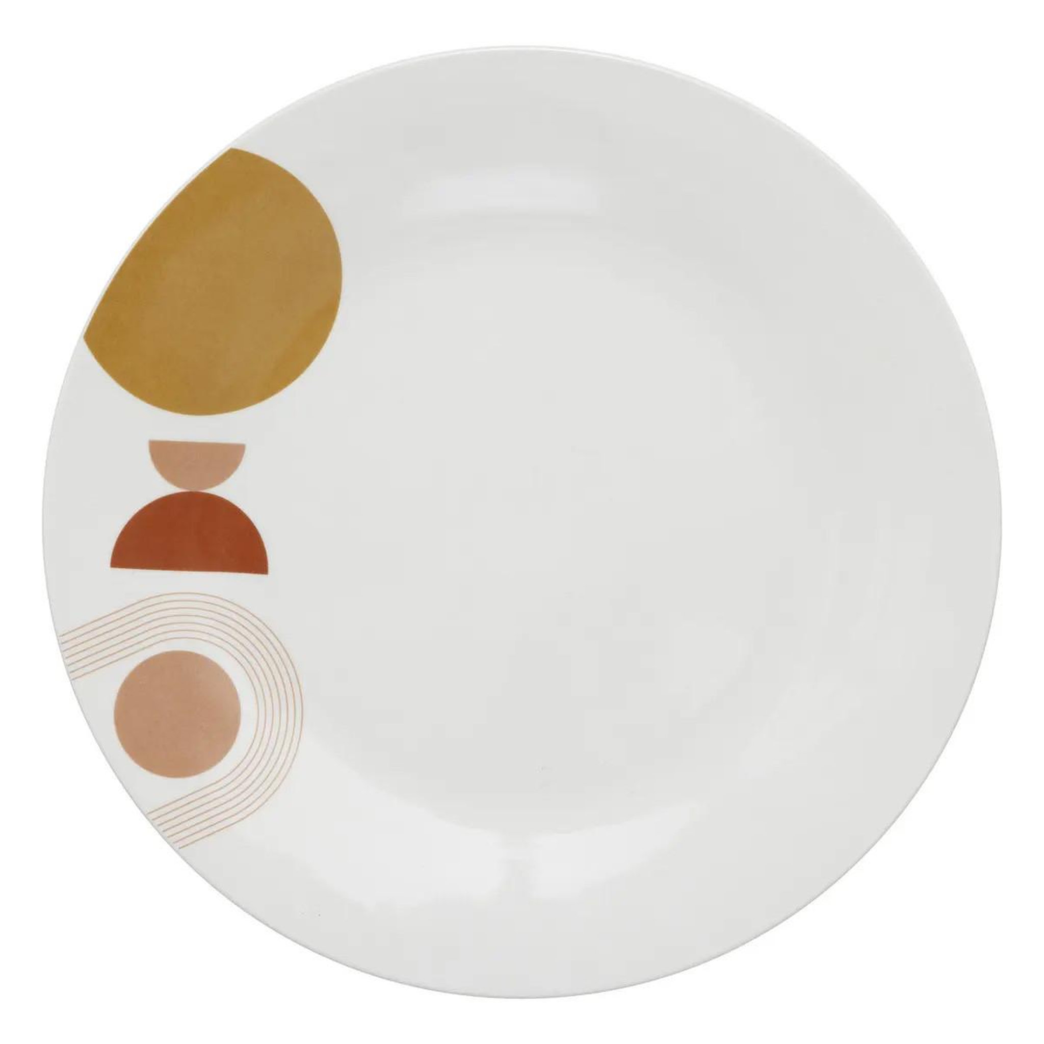 Voir la diapositive 1 : SECRET DE GOURMET Lot de 6 assiettes plates  tara  27cm blanc