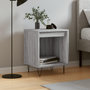 Voir la diapositive 1 : VIDAXL Table de chevet sonoma gris 40x35x50 cm bois d'ingenierie