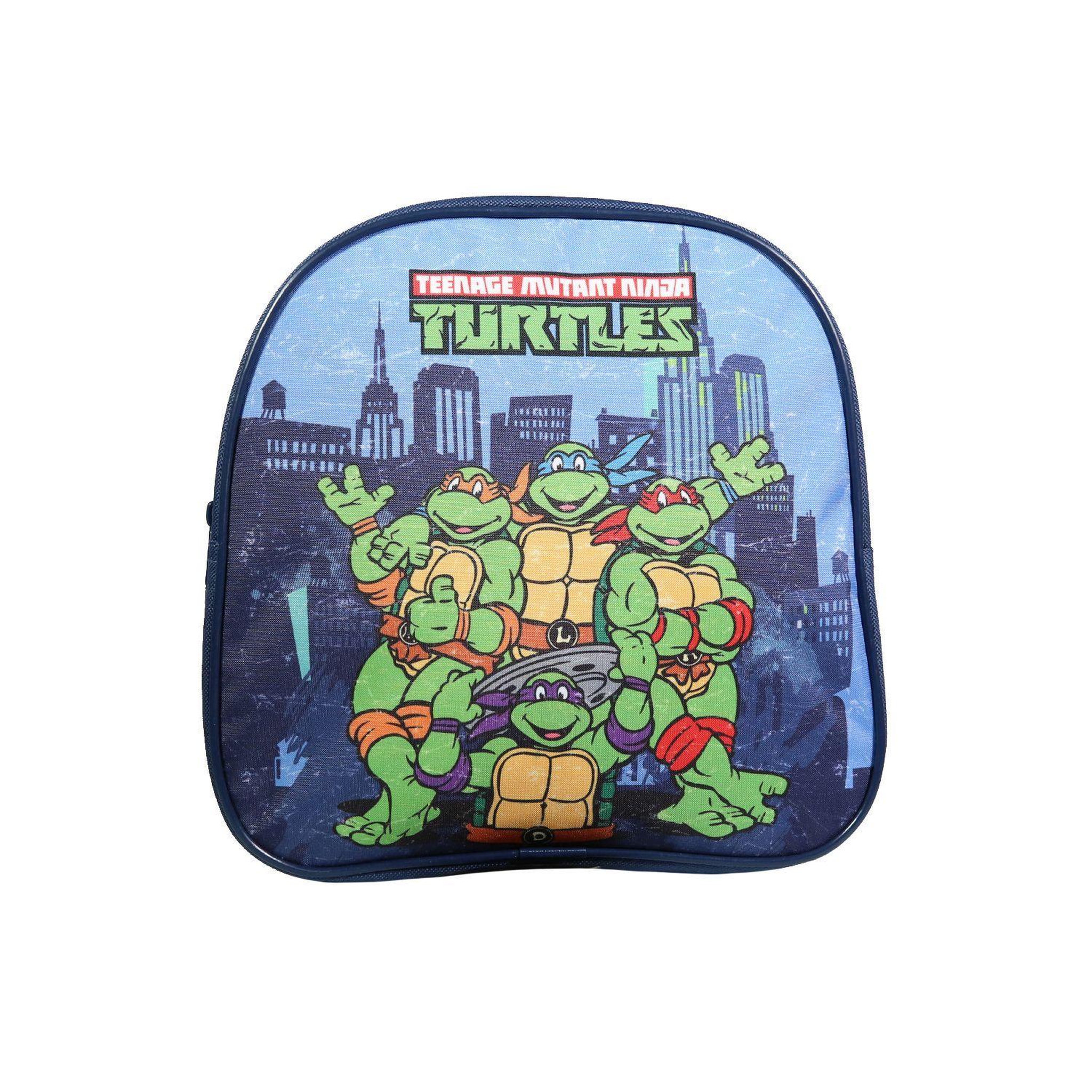 Voir la diapositive 1 : Bagtrotter BAGTROTTER Sac à dos gouter 24 cm maternelle Tortues Ninja Bleu