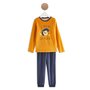 Voir la diapositive 1 : IN EXTENSO Ensemble pyjama velours hérisson garçon