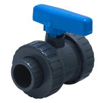 Jardibric Vanne PVC pression F/F ø25 mm PN16 Jardibric