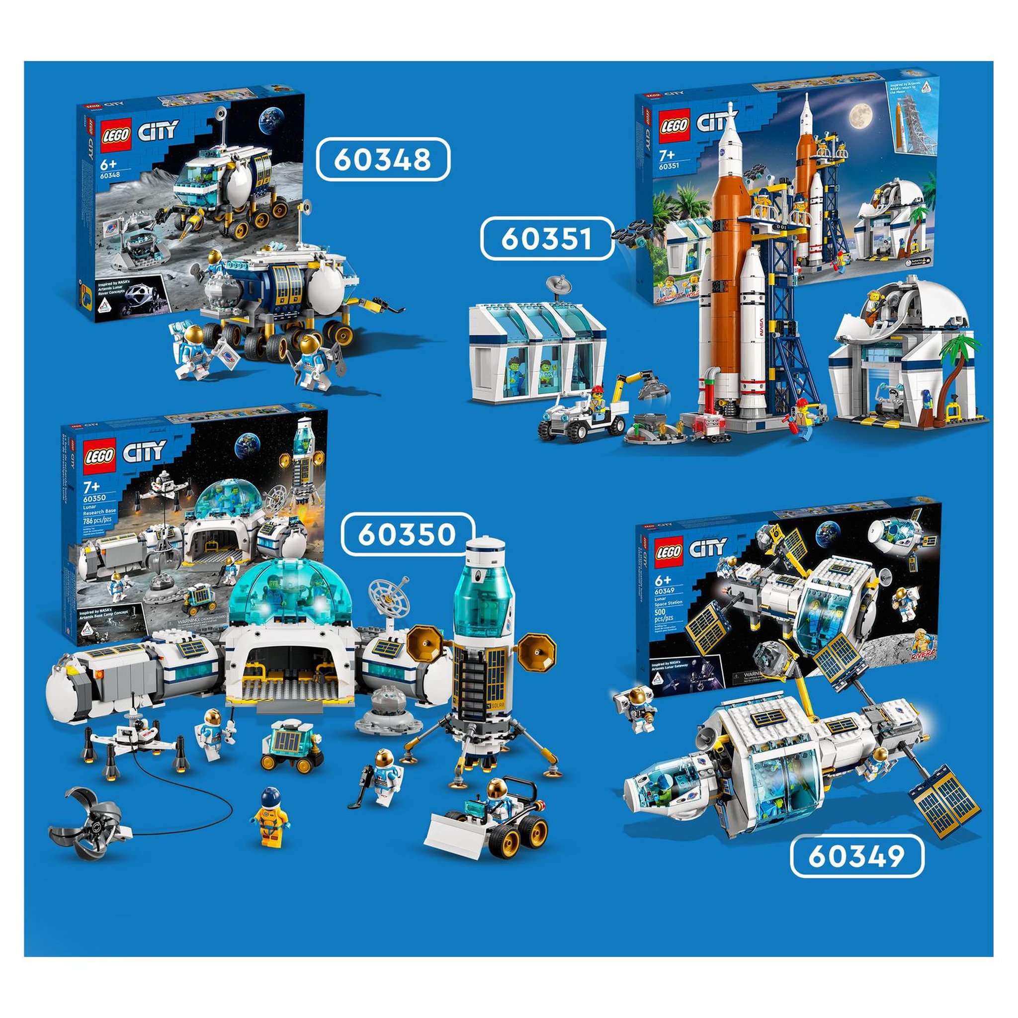 Voir la diapositive 8 : LEGO City 60349 - La Station spatiale lunaire 