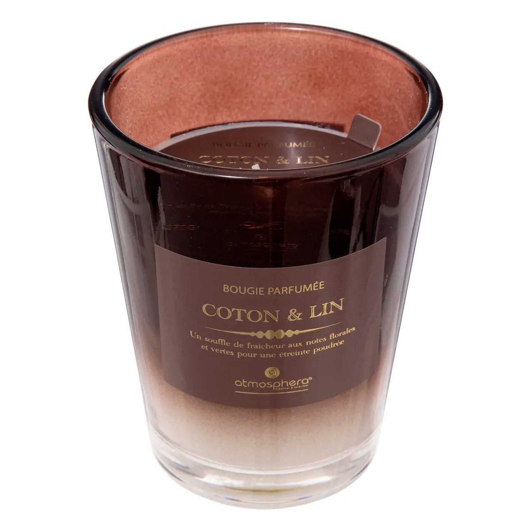 Voir la diapositive 2 : ATMOSPHERA Bougie parfumée  alma  270g coton & lin