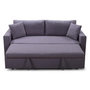 Voir la diapositive 3 : Paris Prix Canapé 3 Places Convertible  Zolan  194cm Gris