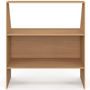 Voir la diapositive 3 : ID MARKET Etagère sous pente 2 niveaux TOMI 100 x 50 x 70/110 cm bois façon hêtre