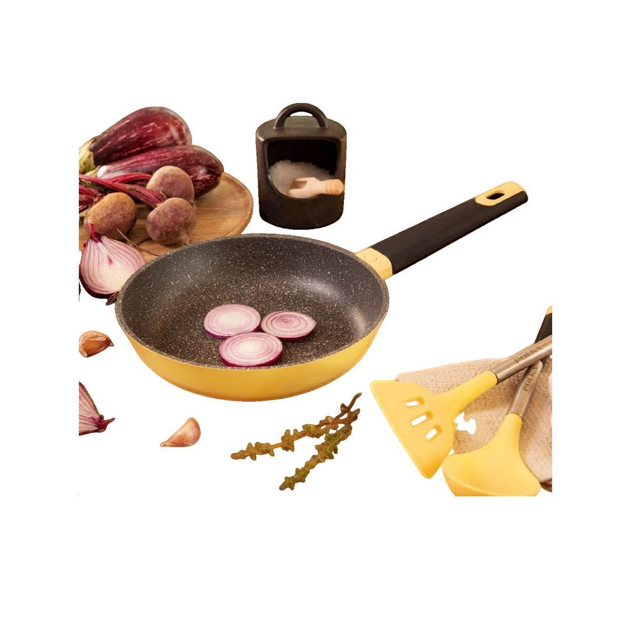 Voir la diapositive 3 : CECOTEC Ensemble de poêles Cecotec Modèle 8435484031325 Revêtement antiadhésif Select Teflon