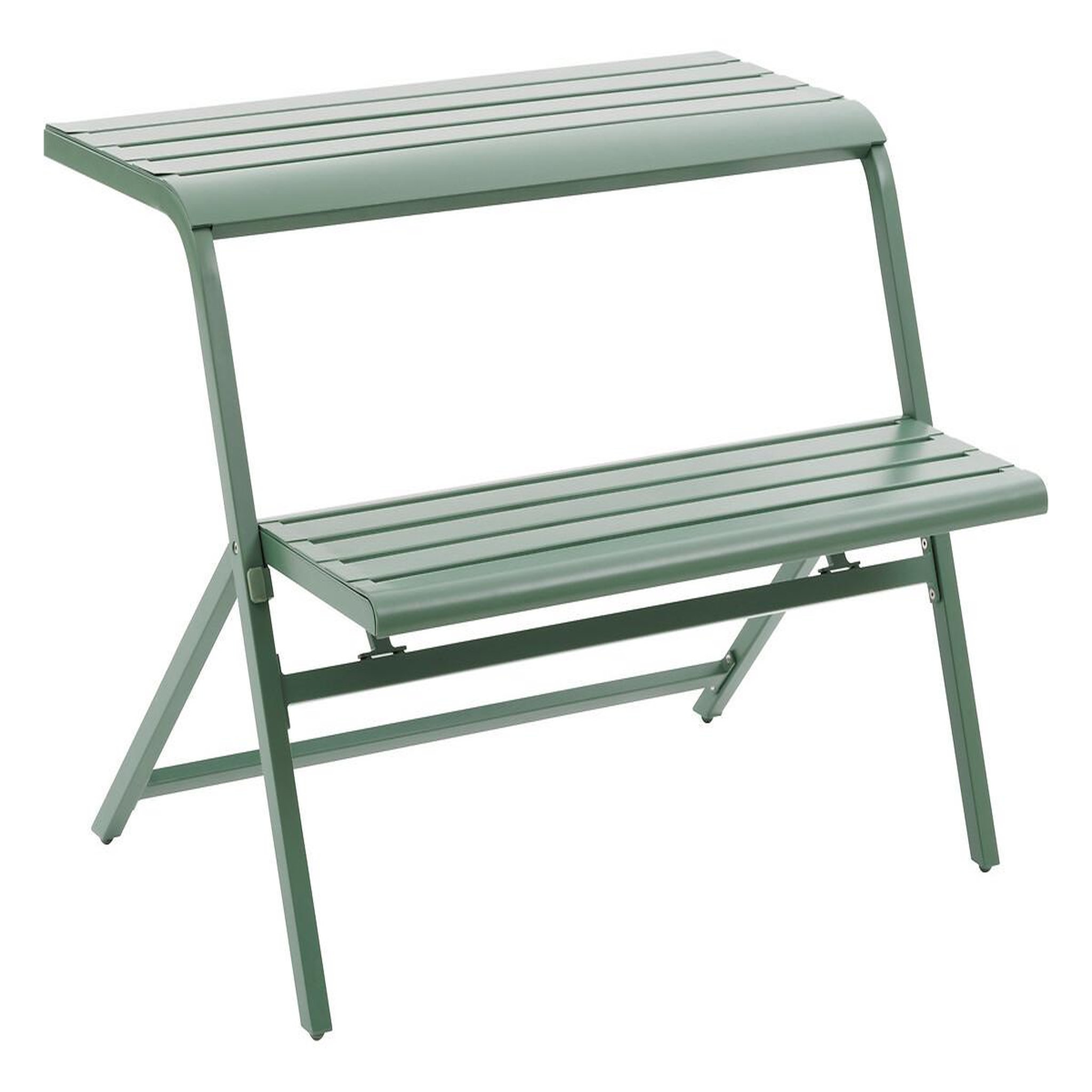 HESPERIDE Ensemble table et banc de balcon drilia olive - 2 places - hespéride