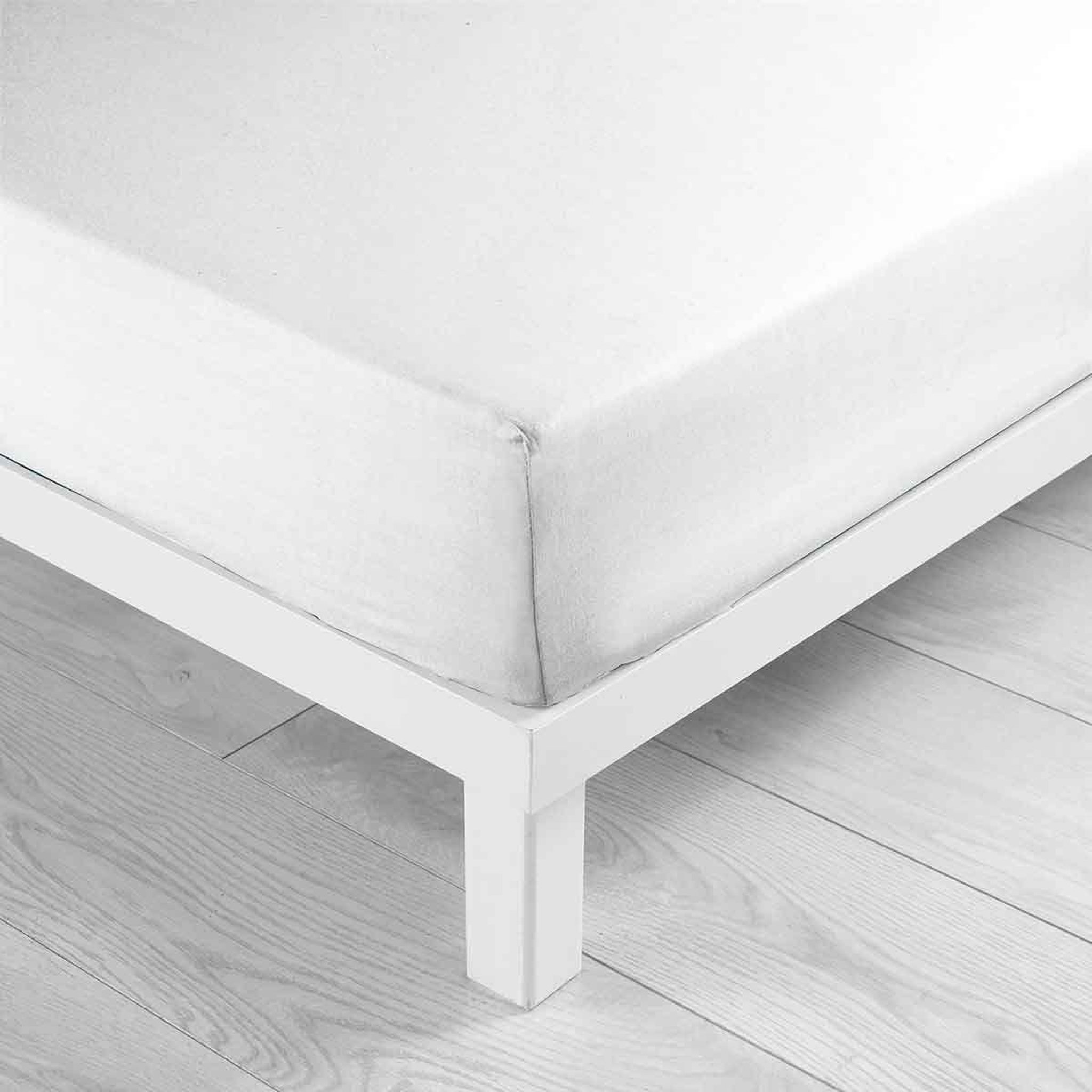 Voir la diapositive 2 : Douceur d'Intérieur Drap housse en coton  biolina  140x190cm blanc