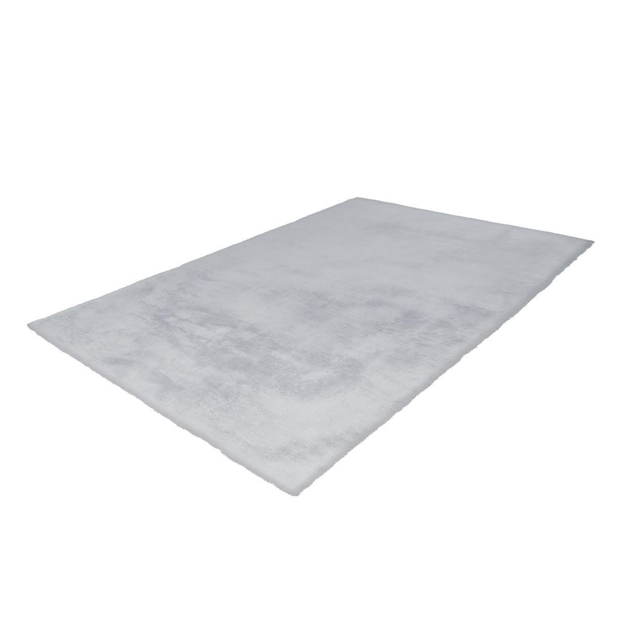 Voir la diapositive 4 : Paris Prix Tapis Tufté à la Main à Poils Longs  Rabbit  Bleu Gris