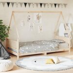 VIDAXL Cadre de lit pour enfant 90x190 cm Bois de pin massif