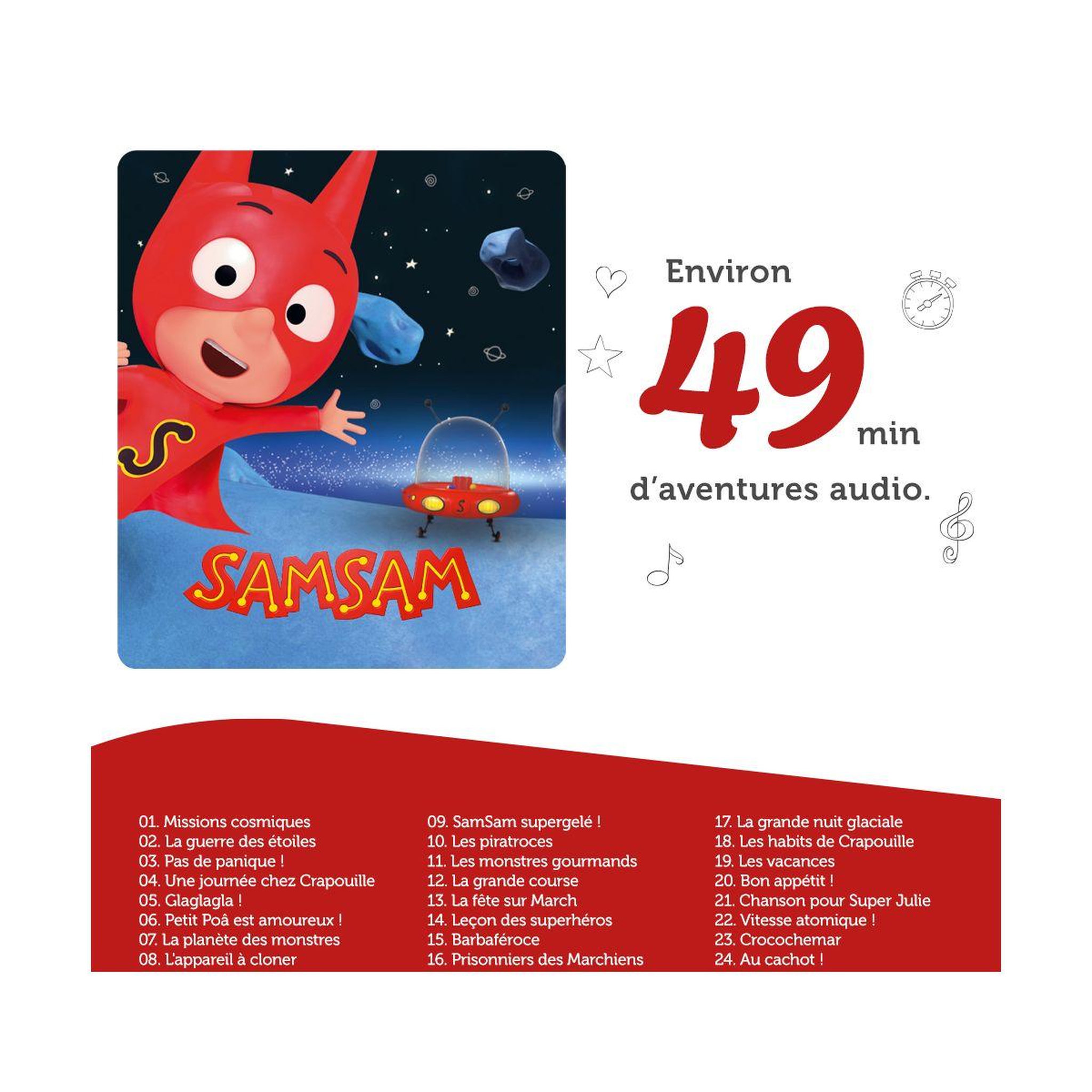 Voir la diapositive 4 : TONIES Jeu éducatif Samsam