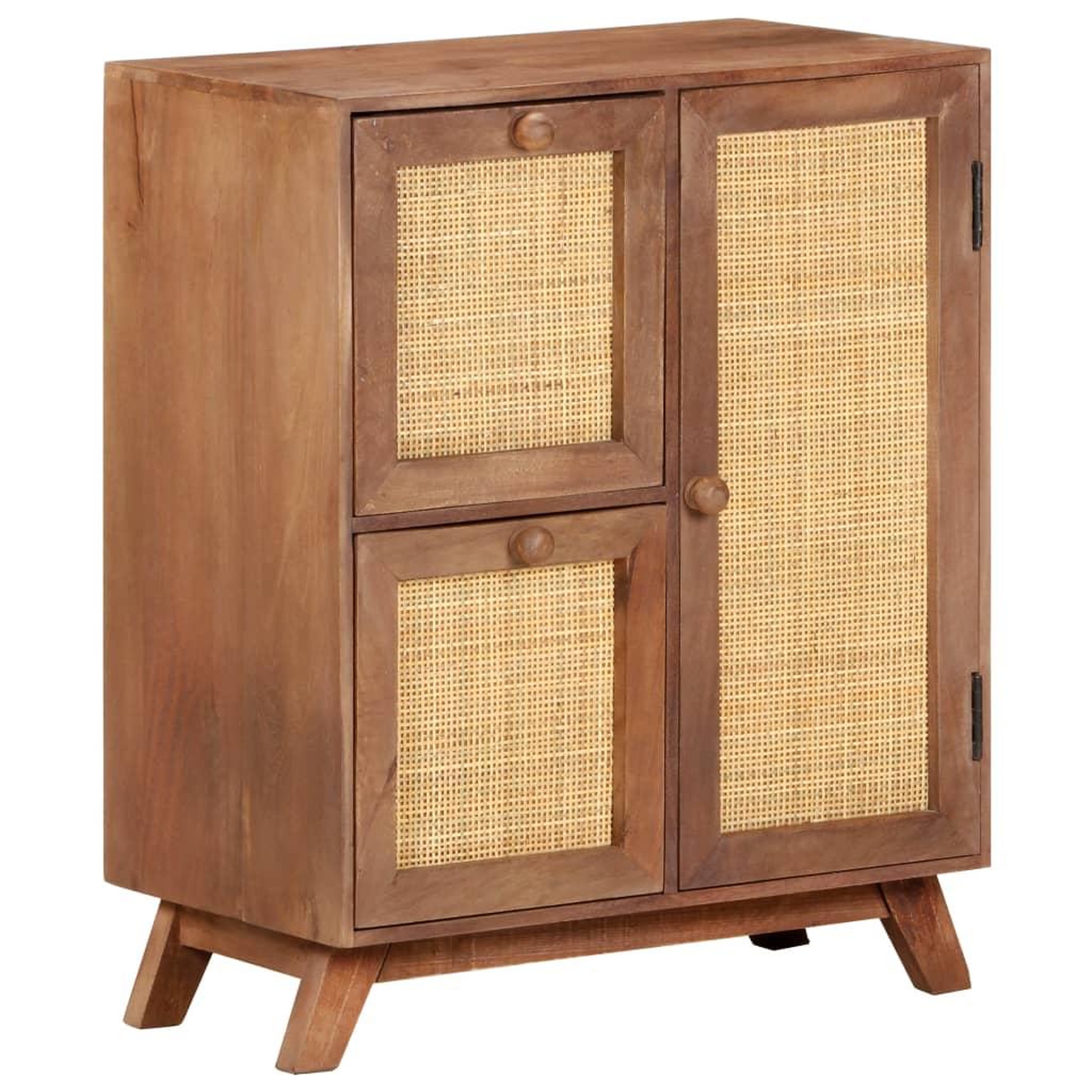 VIDAXL Buffet 60x35x75 cm bois de manguier massif