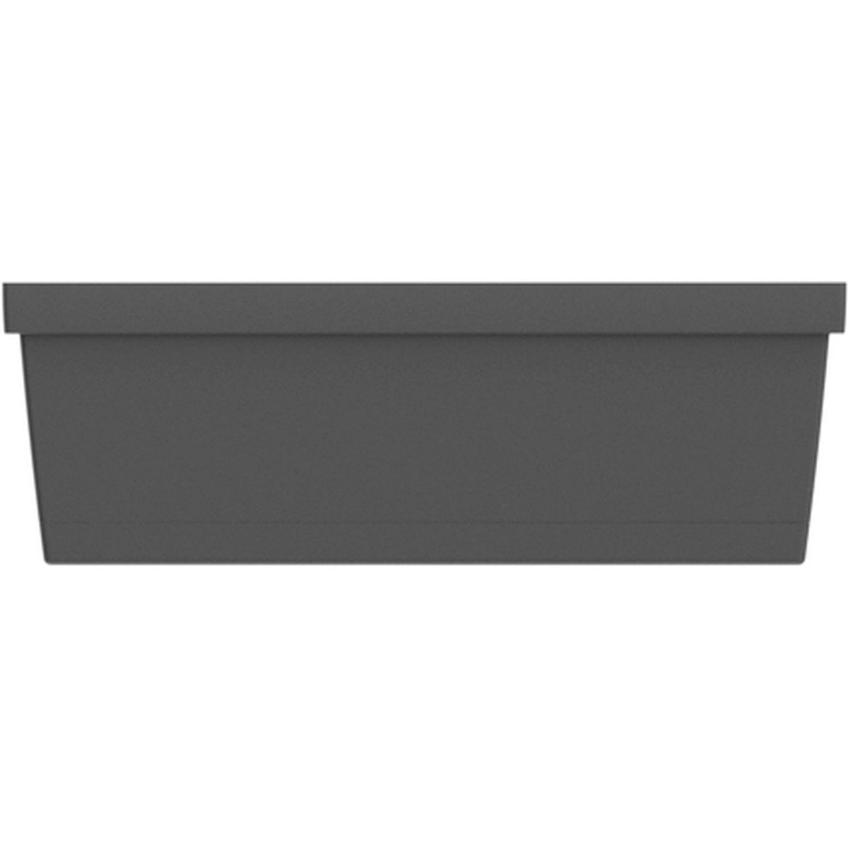 GARDENSTAR Balconnière + plateau L50 cm noir