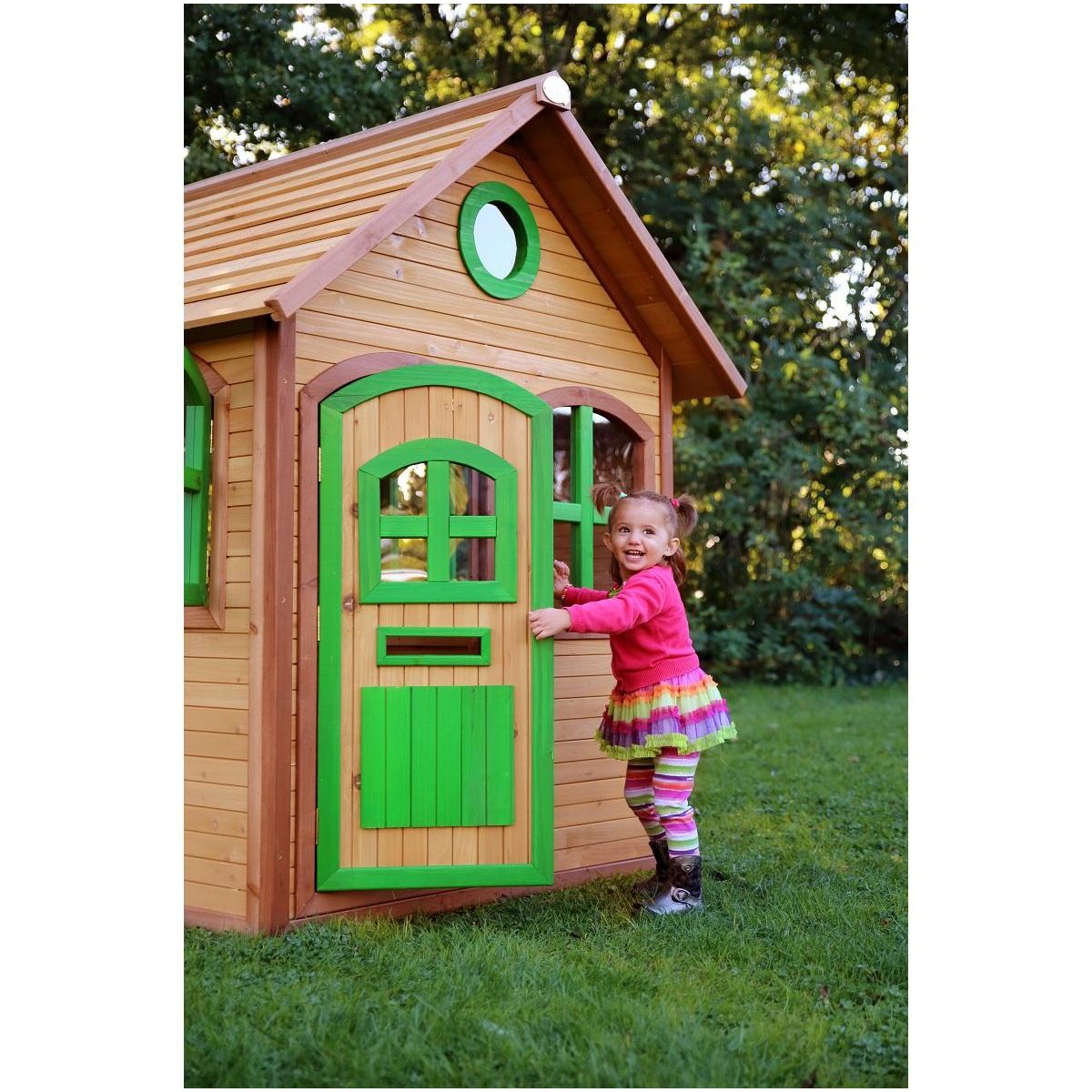 PRAGMA Cabane de jardin pour enfant - Bois - H1.74m - Julia