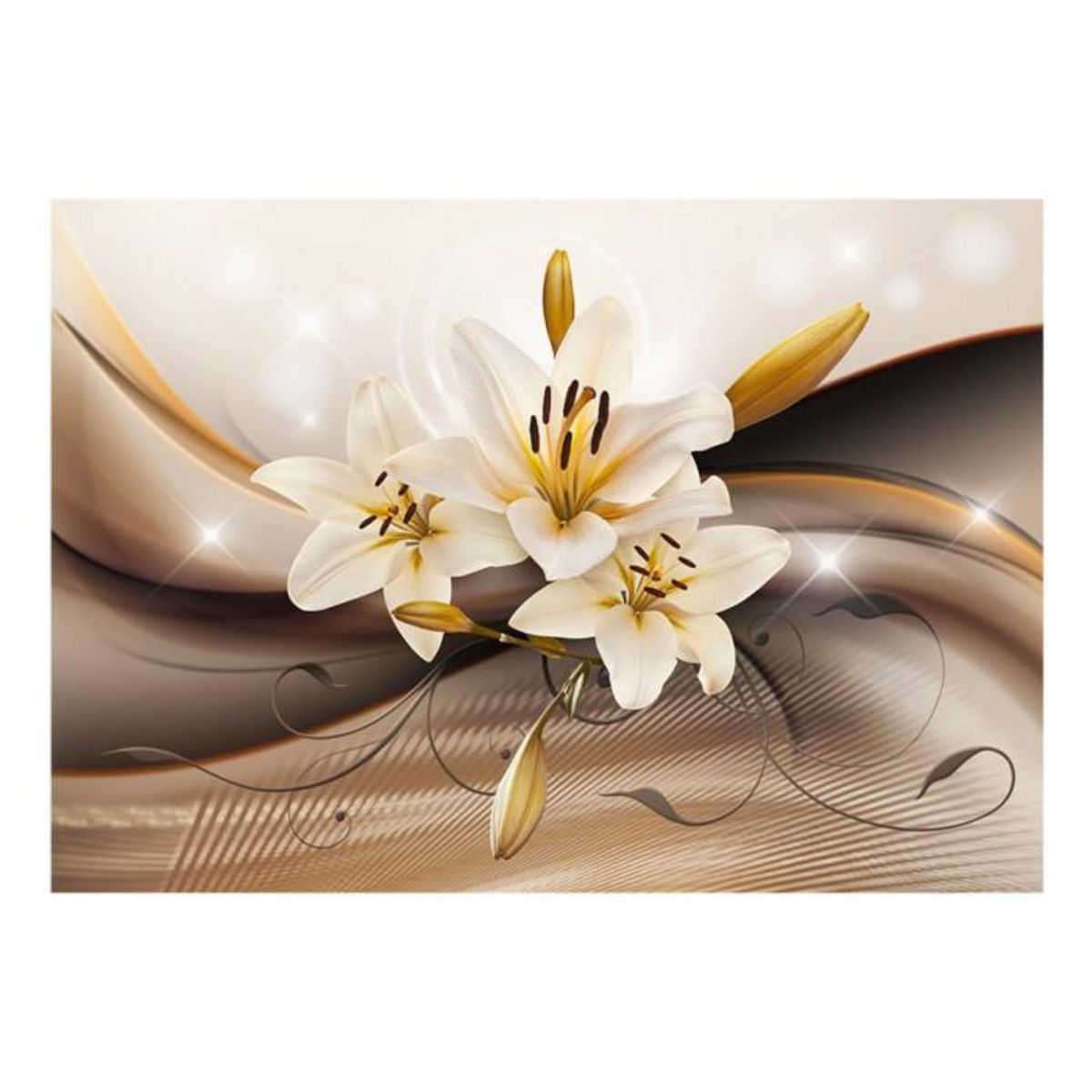 Paris Prix Papier Peint  Golden Lily