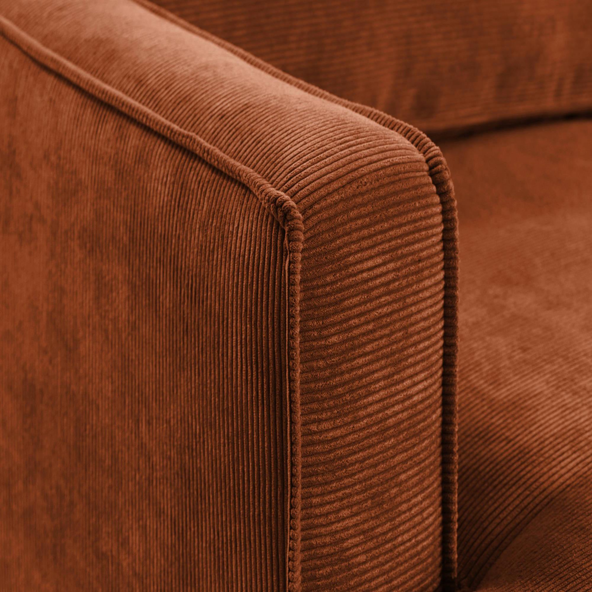 Voir la diapositive 5 : LISA DESIGN Jake - canapé d'angle droit - convertible - 5 places - en velours côtelé