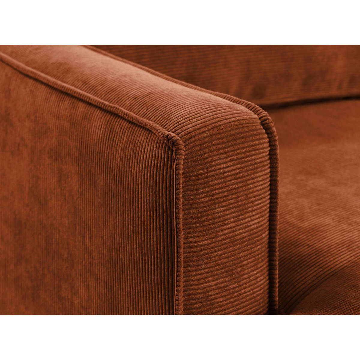 LISA DESIGN Jake - canapé d'angle droit - convertible - 5 places - en velours côtelé