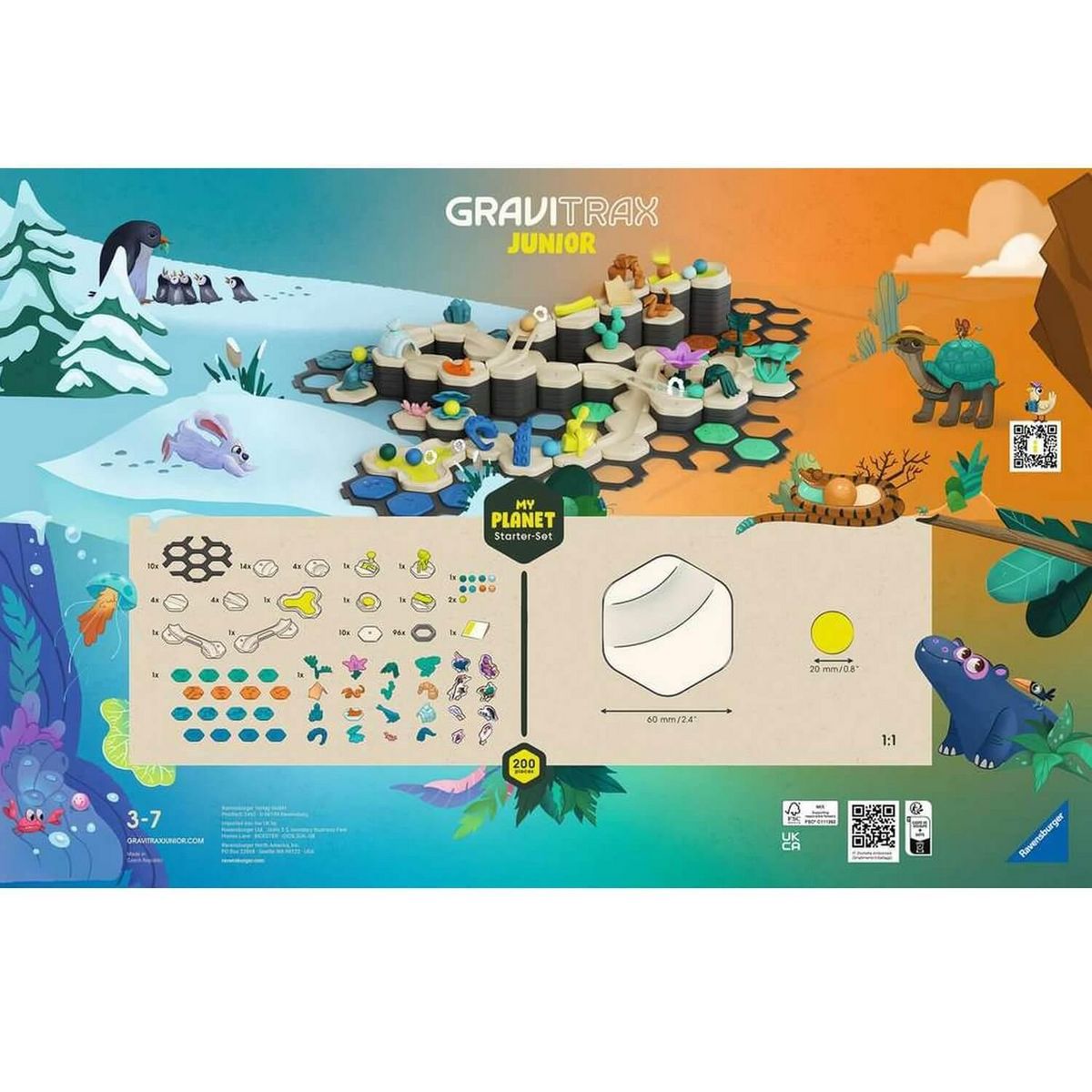 RAVENSBURGER GraviTrax JUNIOR - Starter Set XXL : My Planet
