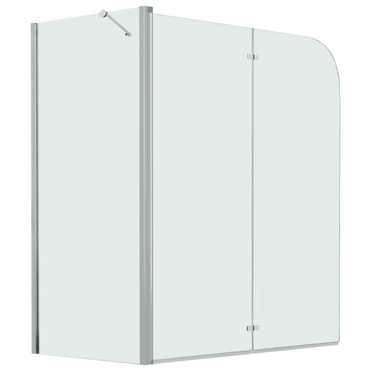 VIDAXL Cabine de douche pliante ESG 120x68x130 cm