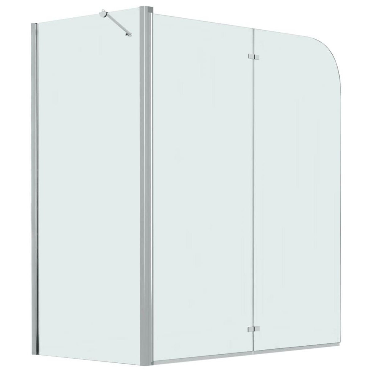 VIDAXL Cabine de douche pliante ESG 120x68x130 cm
