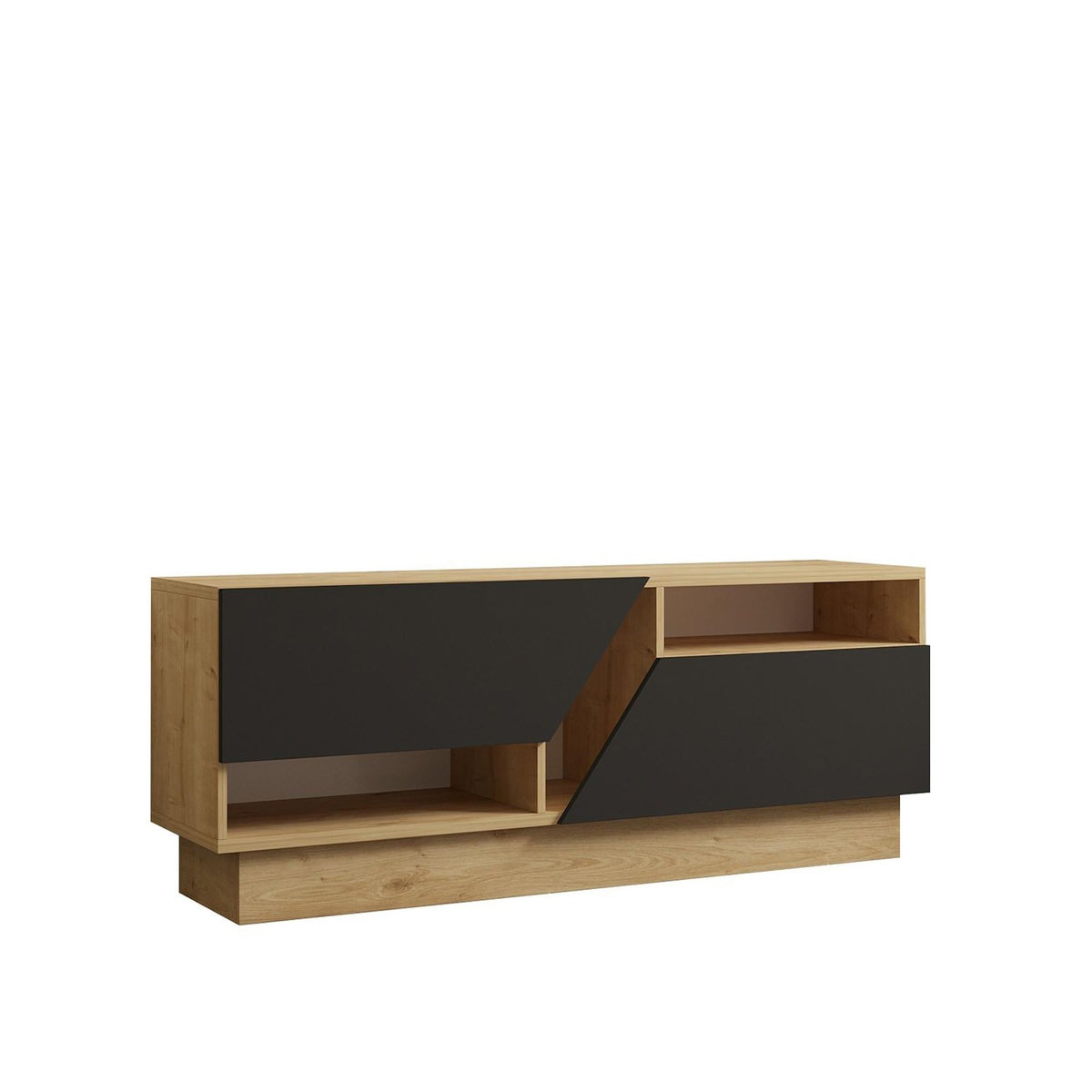Habitat et Jardin Meuble TV en bois  Yaprak  - 160 x 40 x 45 cm - Saphir, Anthracite