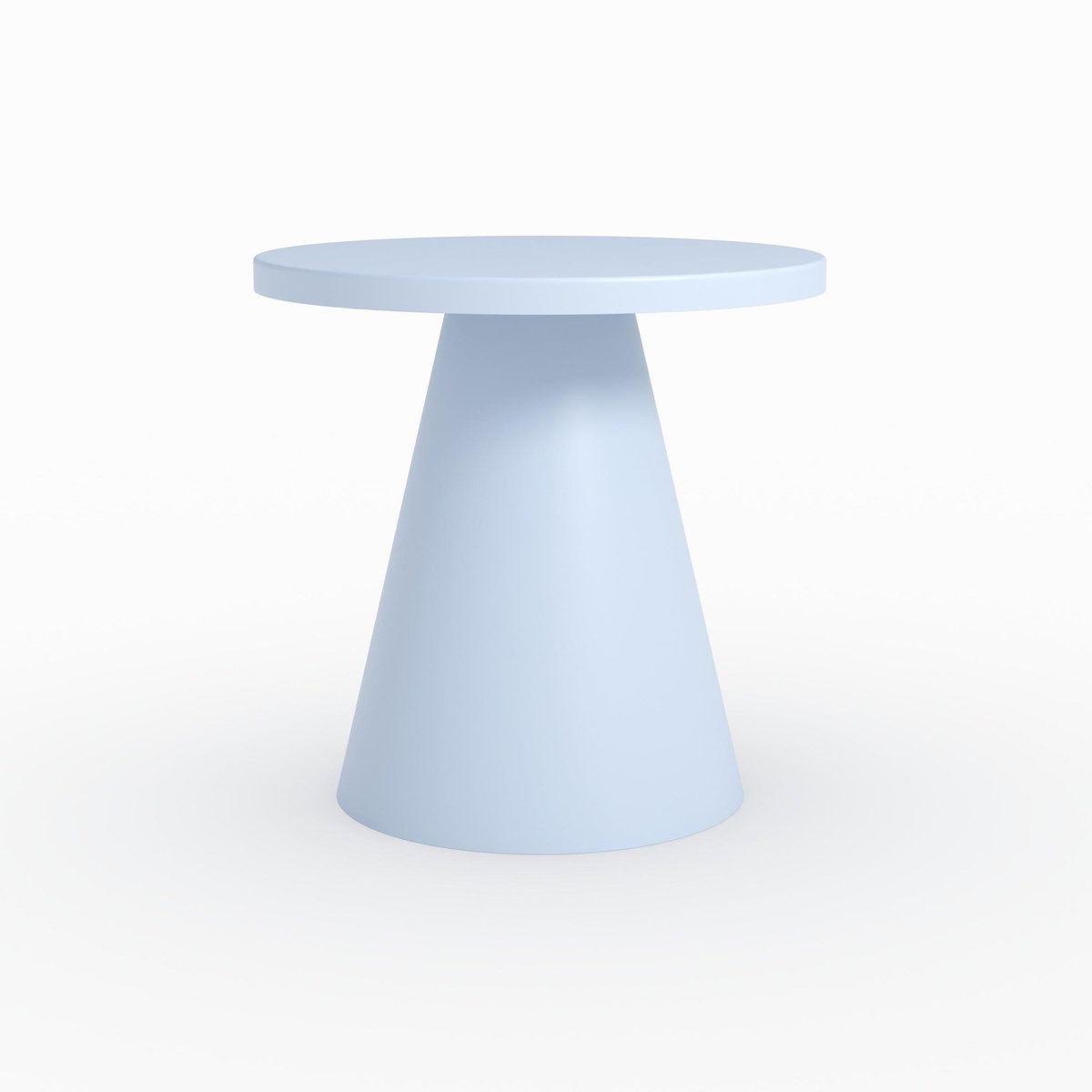 Rendez vous déco Table d'appoint de jardin en métal bleu pastel D45 cm -Azuri