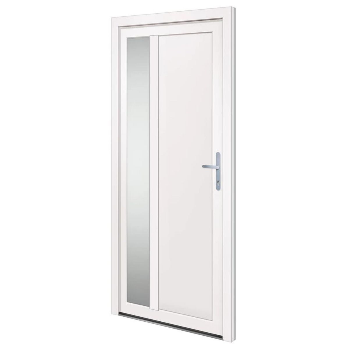 VIDAXL Porte d'entree Blanc 98x208 cm PVC