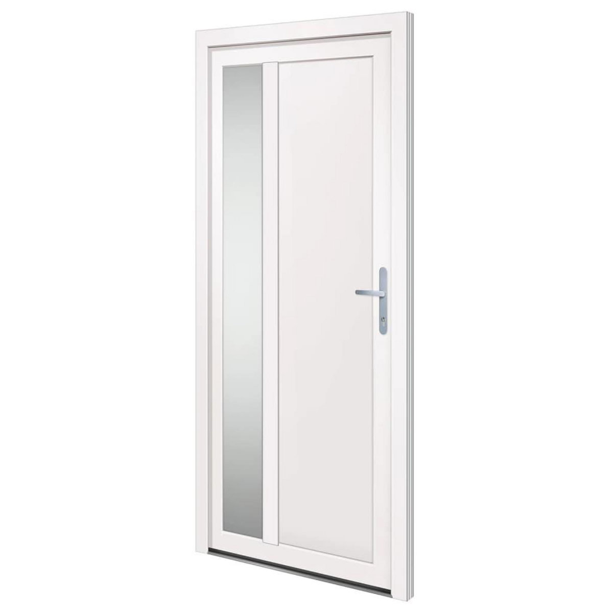 VIDAXL Porte d'entree Blanc 98x208 cm PVC