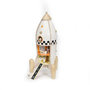 Voir la diapositive 2 : CLASSIC WORLD Classic World Wooden Construction Rocket, 51 pcs.