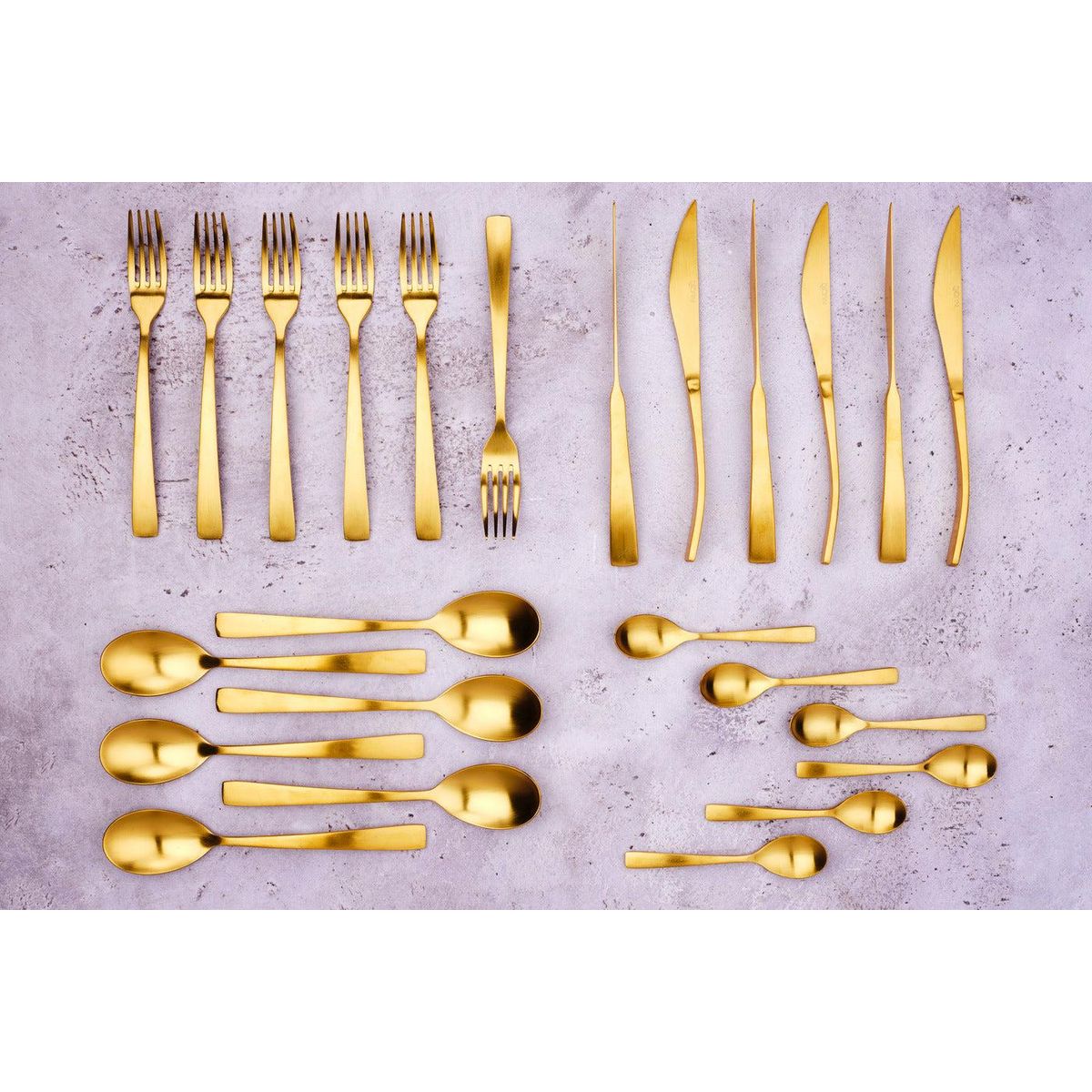 BJORN Ménagère 24 pièces OGLU - Gold