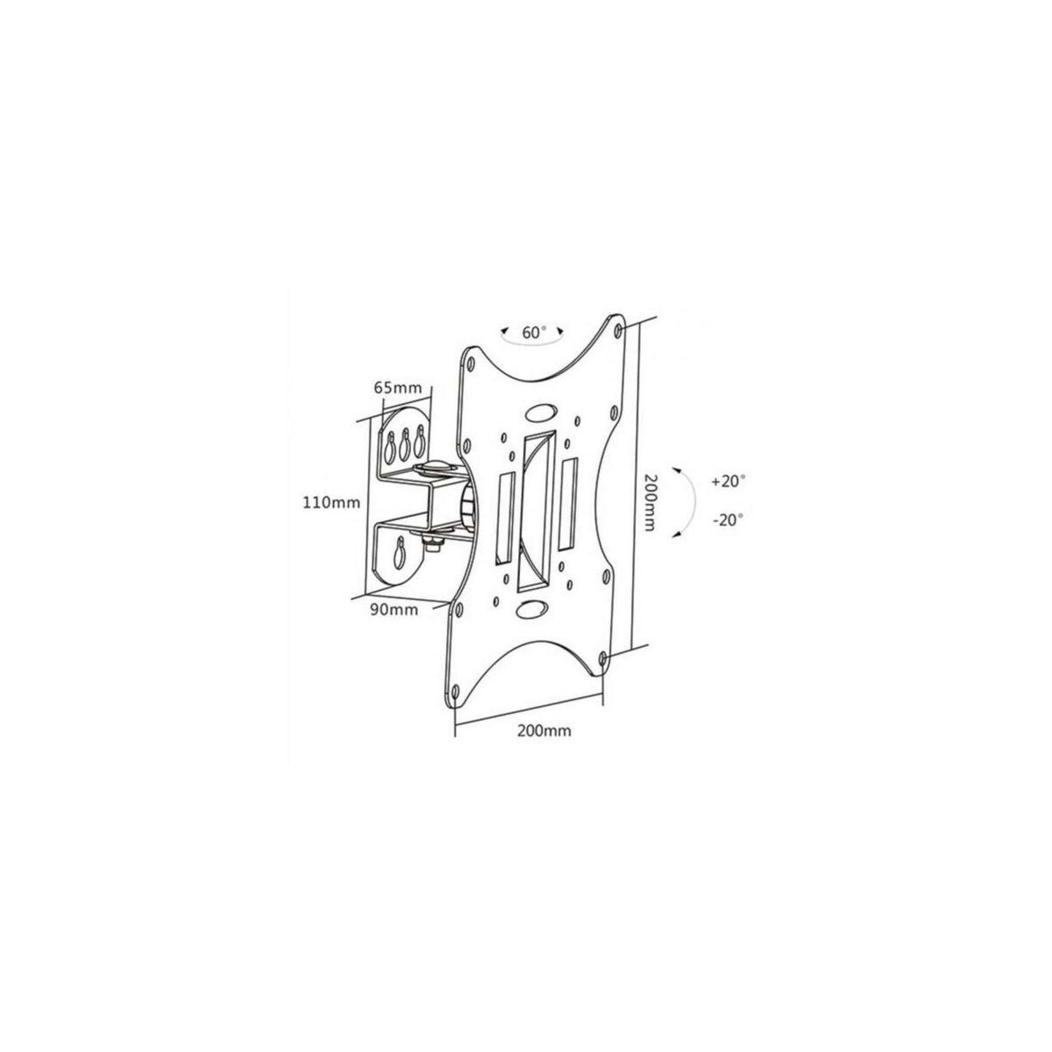 Voir la diapositive 3 : LINK Link accessori lk10032 support pour téléviseur 106,7 cm (42 ) noir