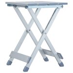 VIDAXL Tabouret de camping Aluminium 28x26x39 cm