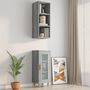 Voir la diapositive 5 : VIDAXL Armoire murale sonoma gris 34,5x32,5x90 cm bois d'ingenierie