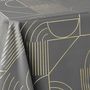Voir la diapositive 2 : Paris Prix Nappe Imprimée Déco  Lineor  150x300cm Anthracite